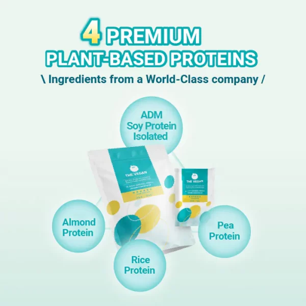 【THE VEGAN】Pure Plant-Based Protein - Plain (1kg) - Image 8