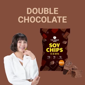 【THE VEGAN】Soy Chips – Double Chocolate (30g)