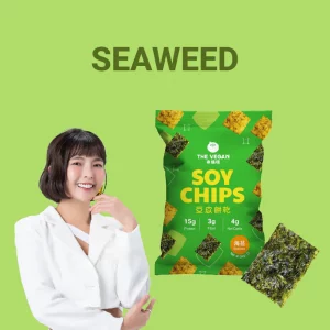 【THE VEGAN】Soy Chips – Seaweed (30g)