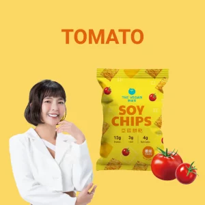 【THE VEGAN】Soy Chips – Tomato (30g)