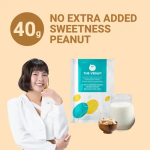 【THE VEGAN】Classic Plant-Based Protein – No Extra Added Sweetness Peanut (40g)