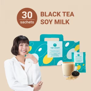 【THE VEGAN】Classic Plant-Based Protein – Black Tea Soy Milk (Box of 30 sachets)
