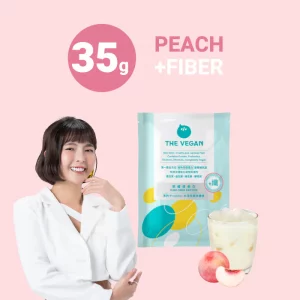 【THE VEGAN】High Fiber Plant-Based Protein – Peach (35g)