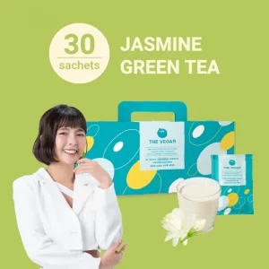 【THE VEGAN】Classic Plant-Based Protein – Jasmine Green Tea (Box of 30 sachets)