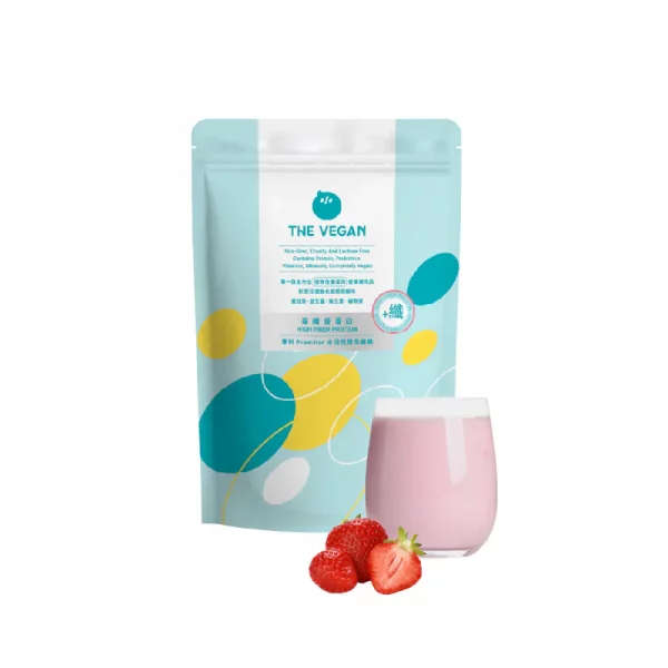 【THE VEGAN】High Fiber Plant-Based Protein - Strawberry (1kg) - Image 7
